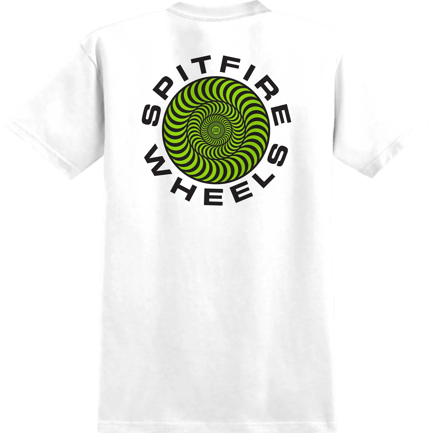 Spitfire Wheels Shirt Classic 87 Swirl Fill White/Green/Black