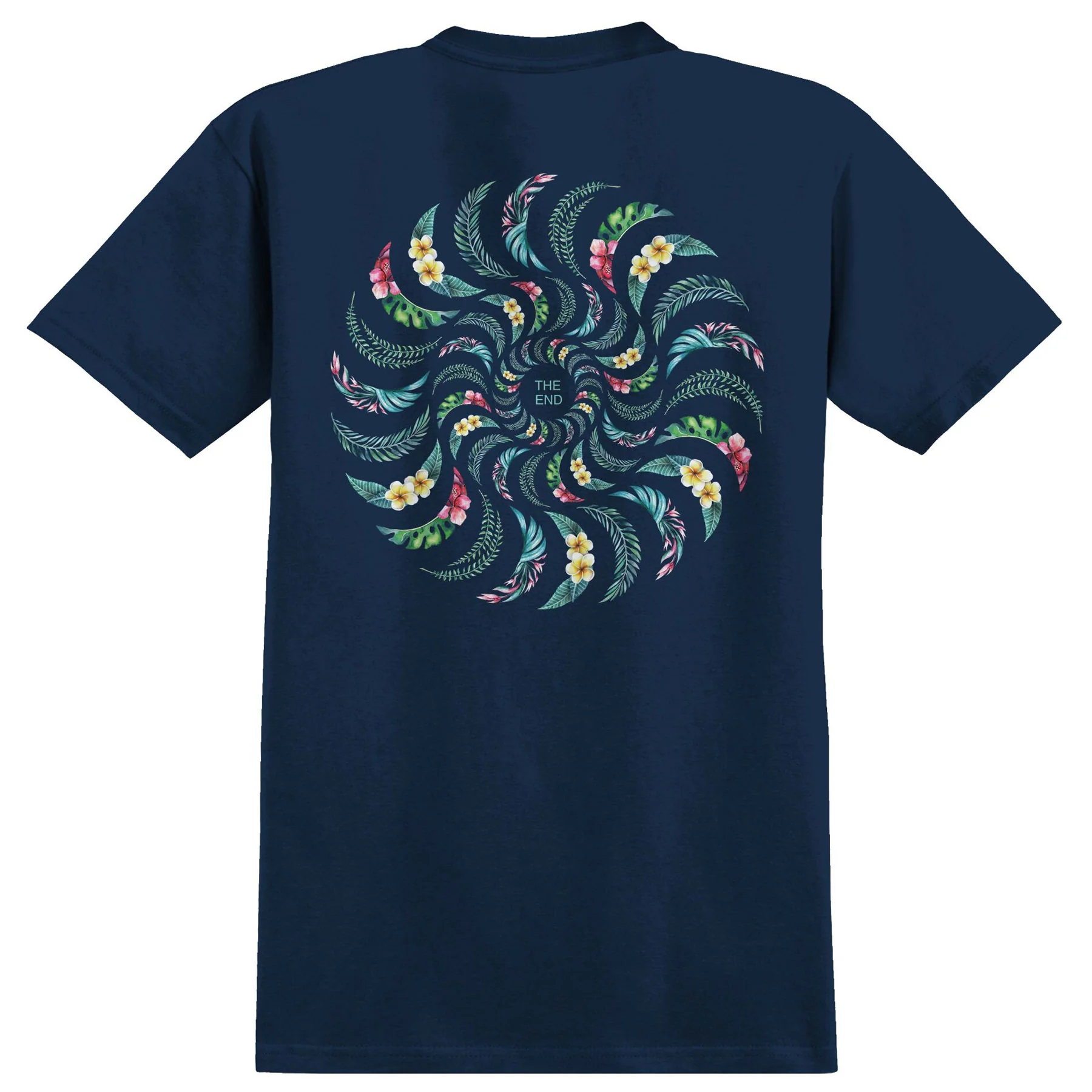 Spitfire Wheels Shirt Floral Classic Navy