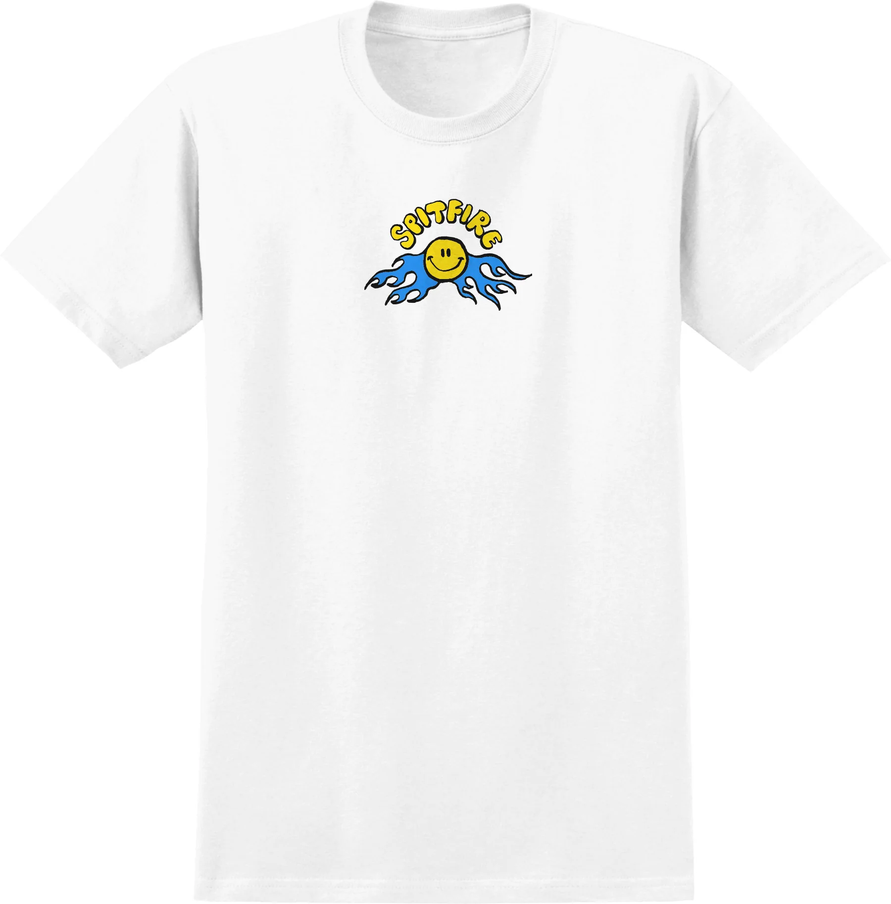 Spitfire Wheels Shirt Happy White