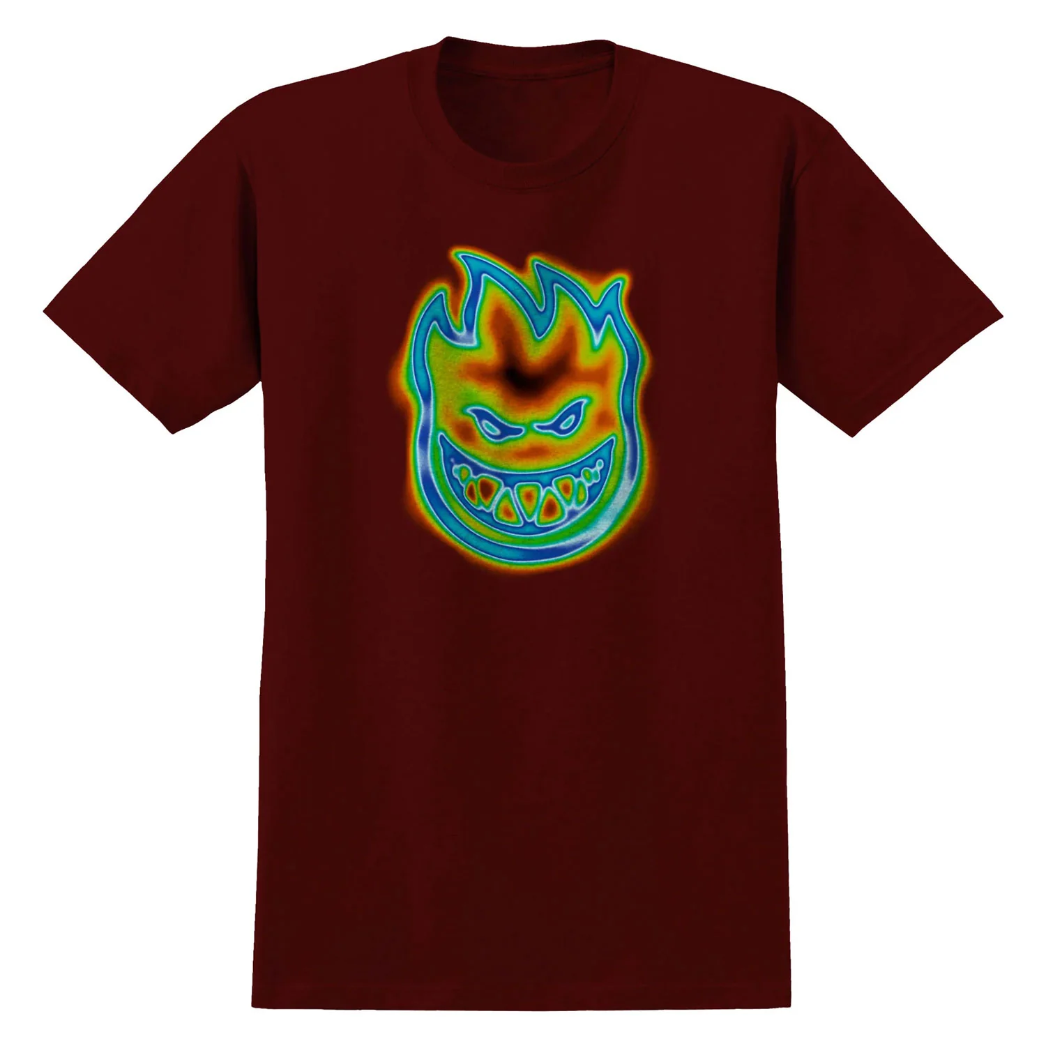 Spitfire Wheels Shirt Radioactive Bighead Burgundy