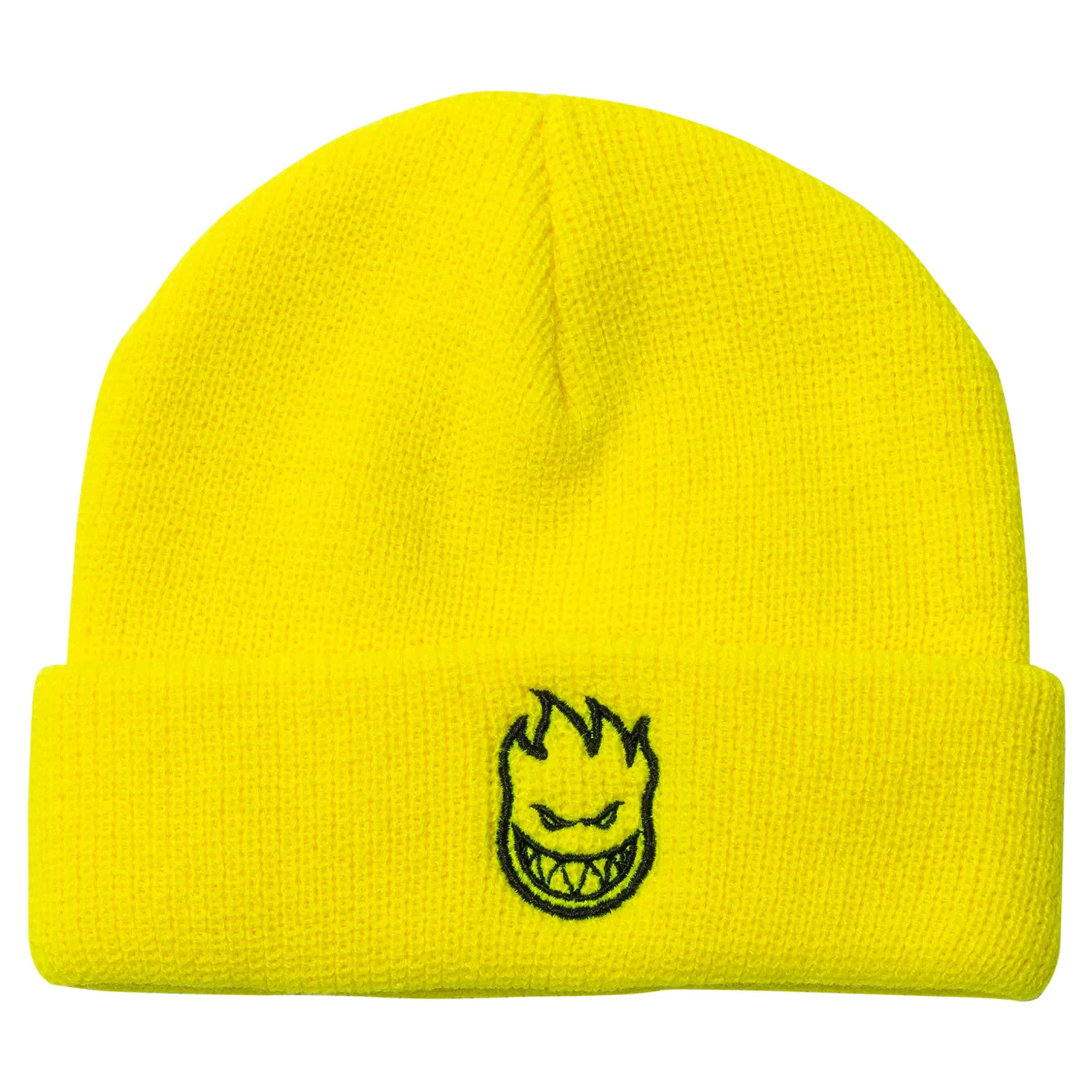 Spitfire Wheels Skateboard Beanie Bighead Cuff Yellow/Black