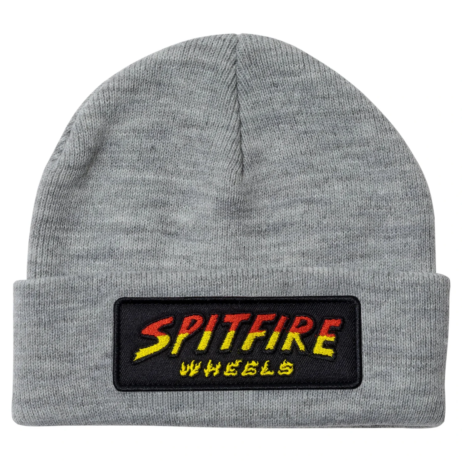Spitfire Wheels Skateboard Beanie Hell Hound Script Heather Grey