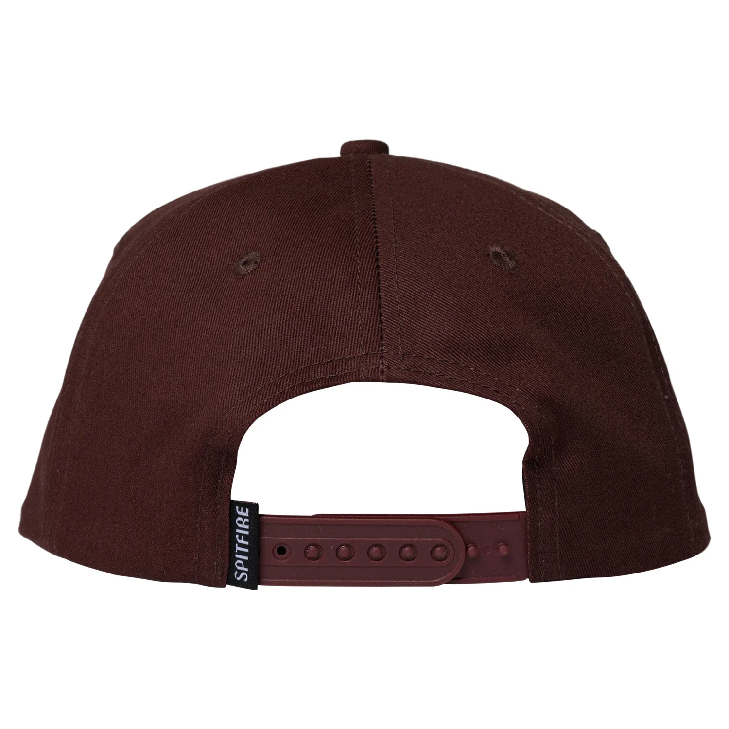 Spitfire Wheels Skateboard Hat Bighead Snapback Dark Red - Image 2