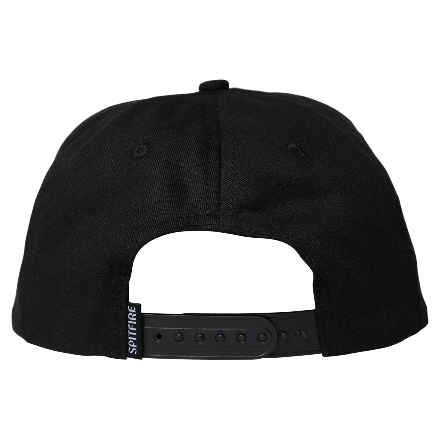 Spitfire Wheels Skateboard Hat Swirl Classic Patch Snapback Black/Yellow - Image 2