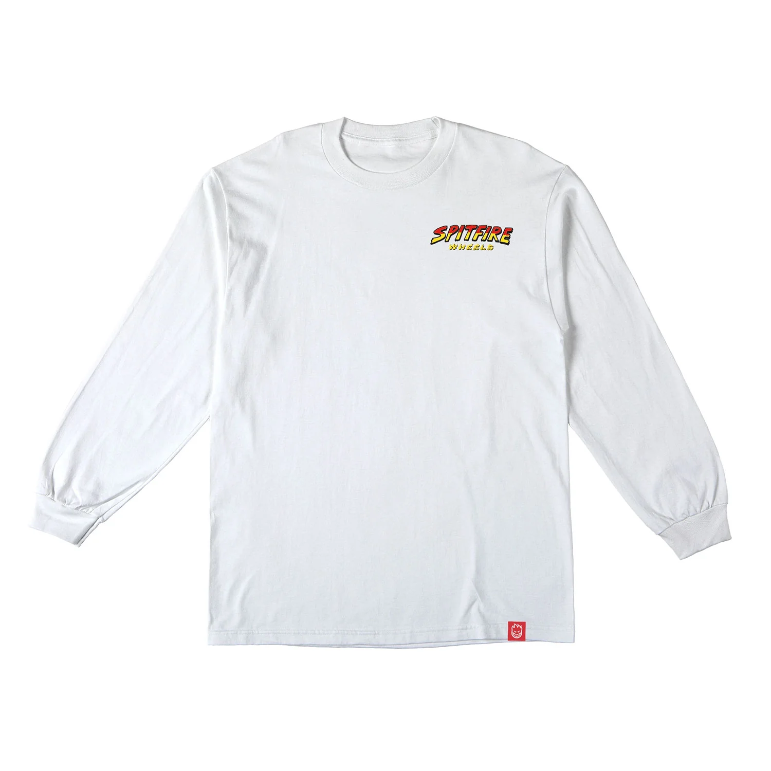 Spitfire Wheels Skateboard Longsleeve Shirt Hell Hounds II White - Image 2