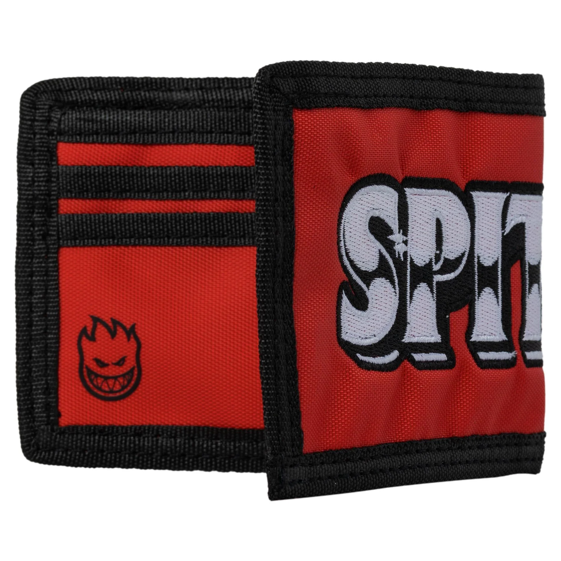 Spitfire Wheels Wallet Burnout Script Bi-Fold Red/Black - Image 3