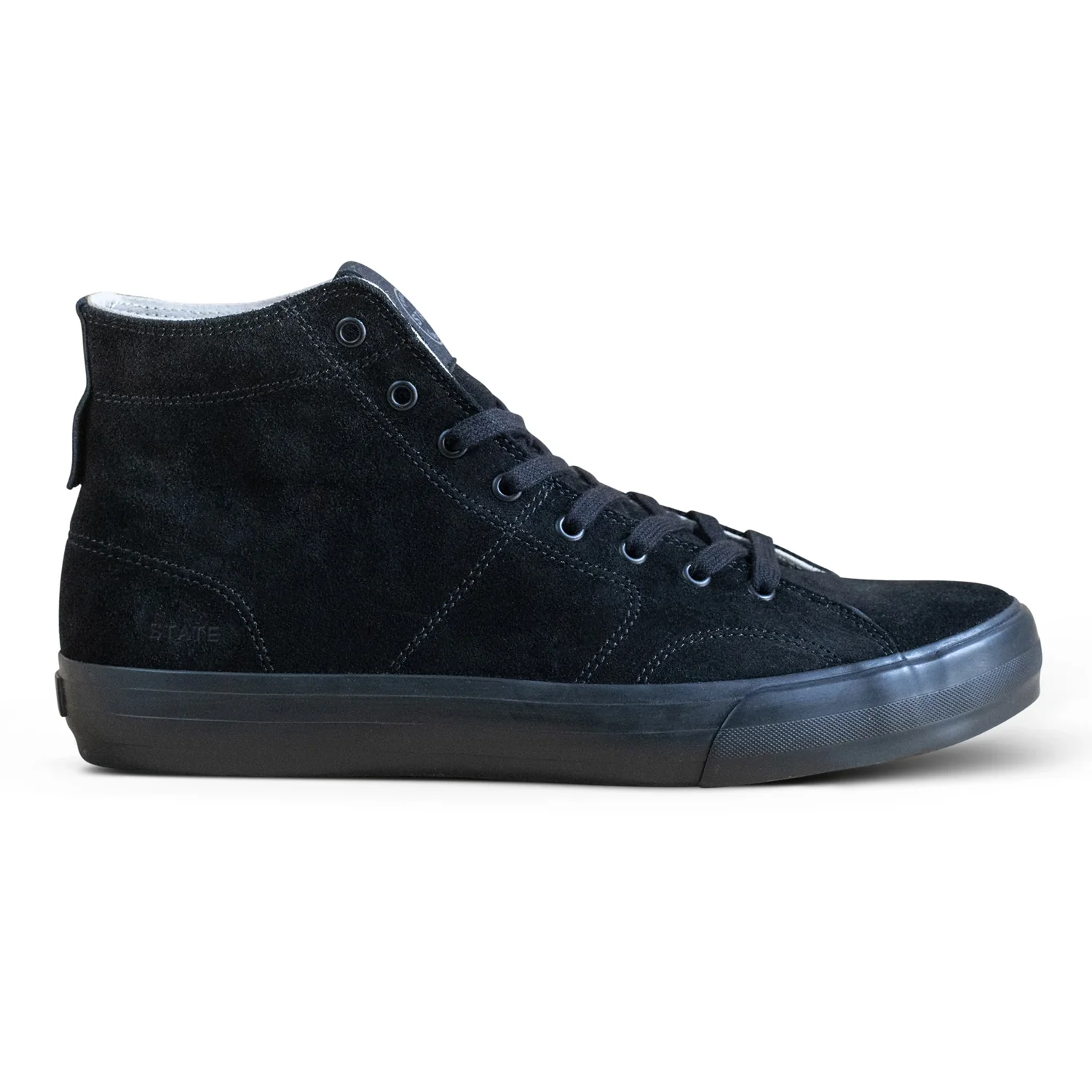 State Footwear Skateboard Shoes Bushwick Black/Black Suede