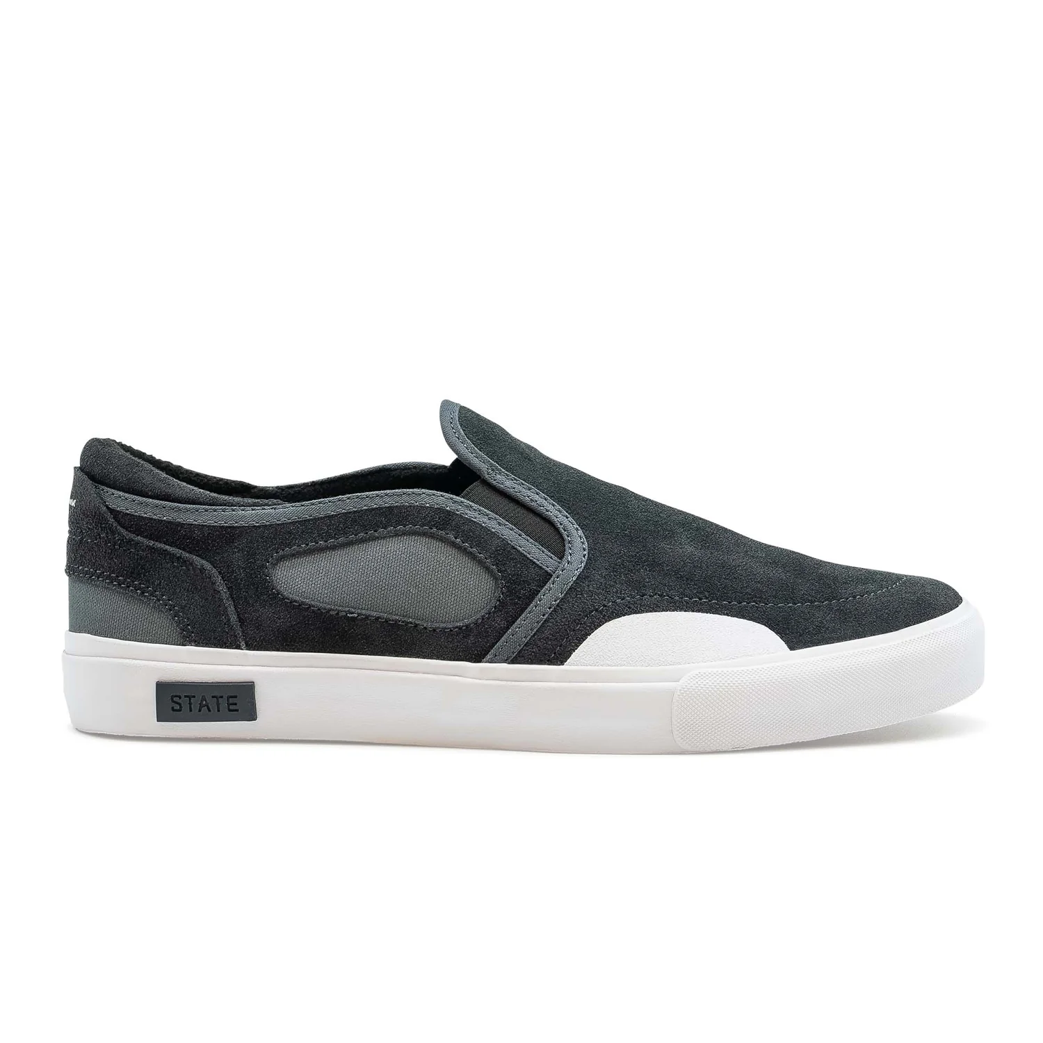 State Footwear Skateboard Shoes Keys Nine Iron Suede Mens