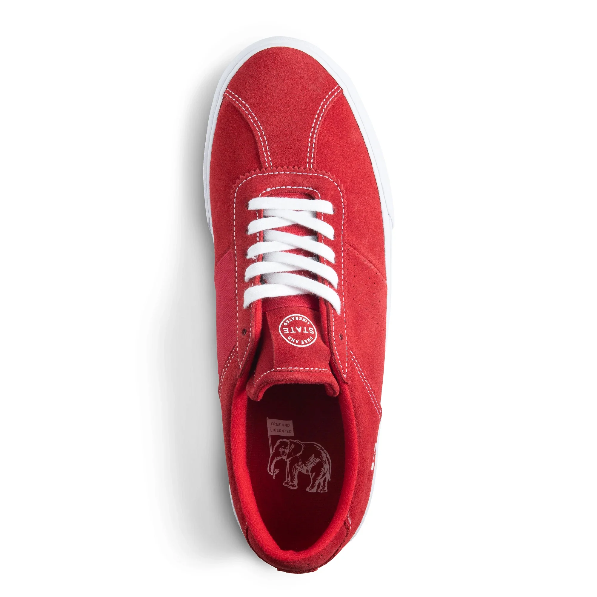 State Footwear Skateboard Shoes Leland Racing Red/White - Image 2