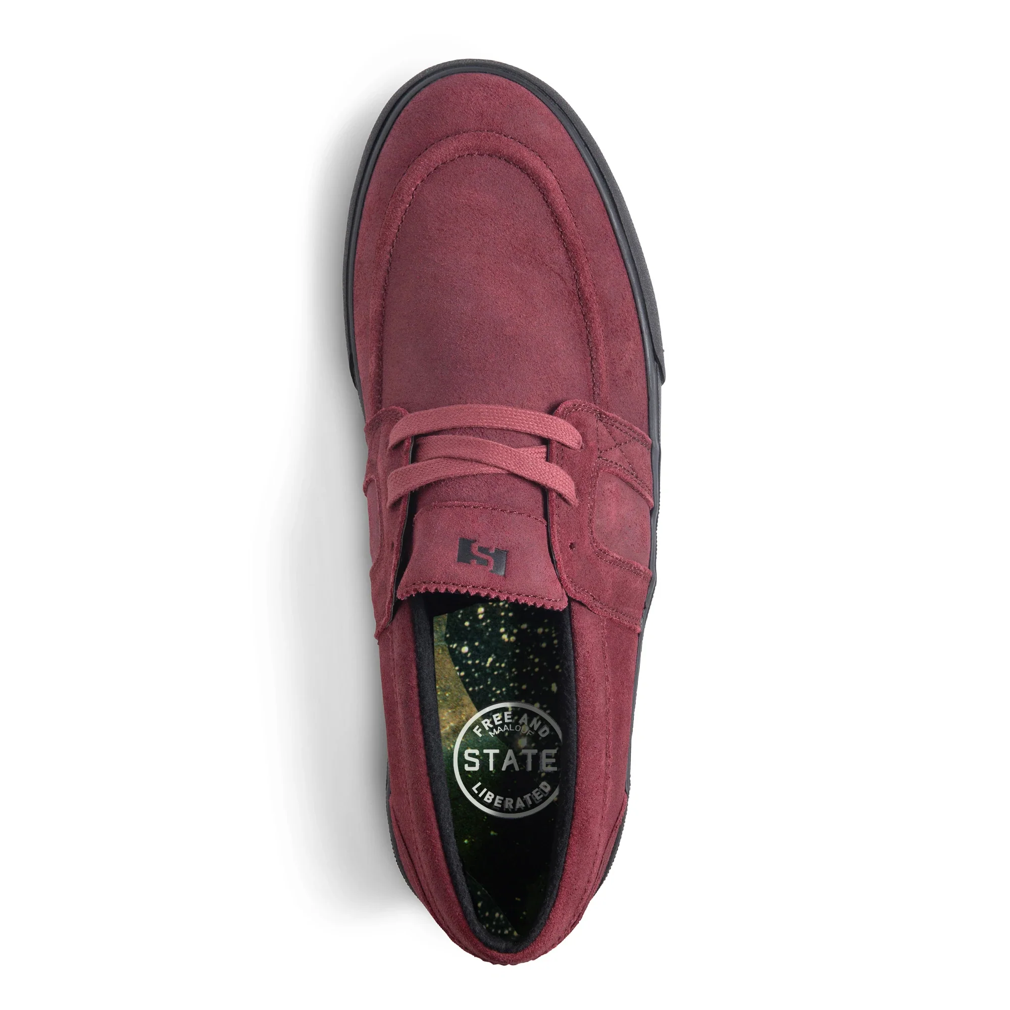State Footwear Skateboard Shoes Vista Christian Maalouf Colorway Black Cherry - Image 2