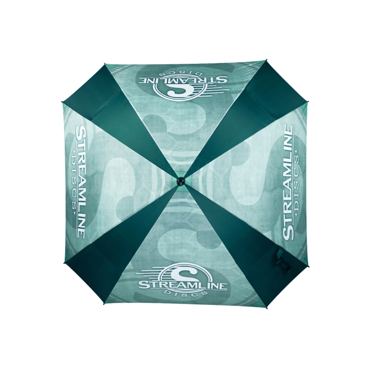 Streamline Disc Golf Large UV Square Umbrella - Green - Image 3