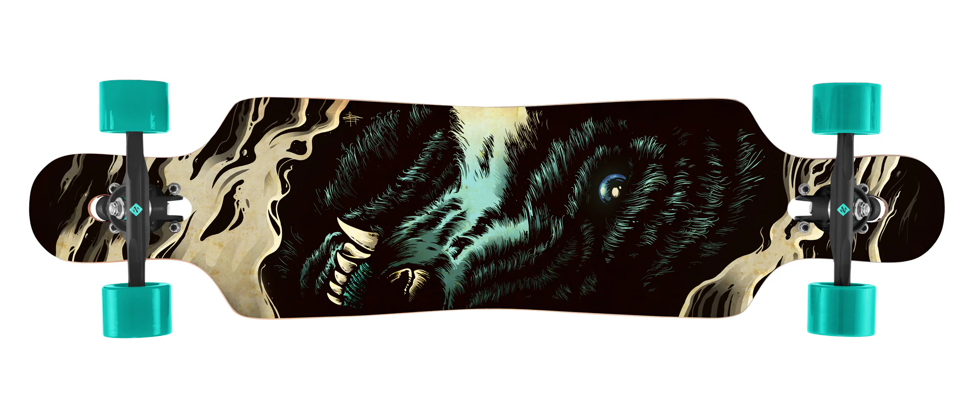 Street Surfing Longboard Wolf Drop Through 9.5" x 39" - Image 3