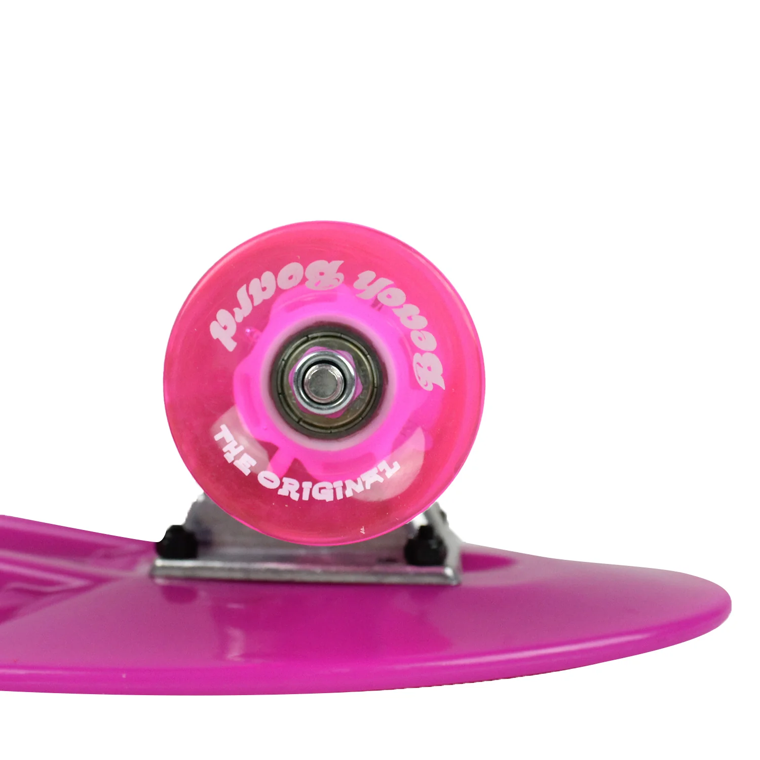 Street Surfing Plastic Cruiser Beach Board Glow Pink - Image 3