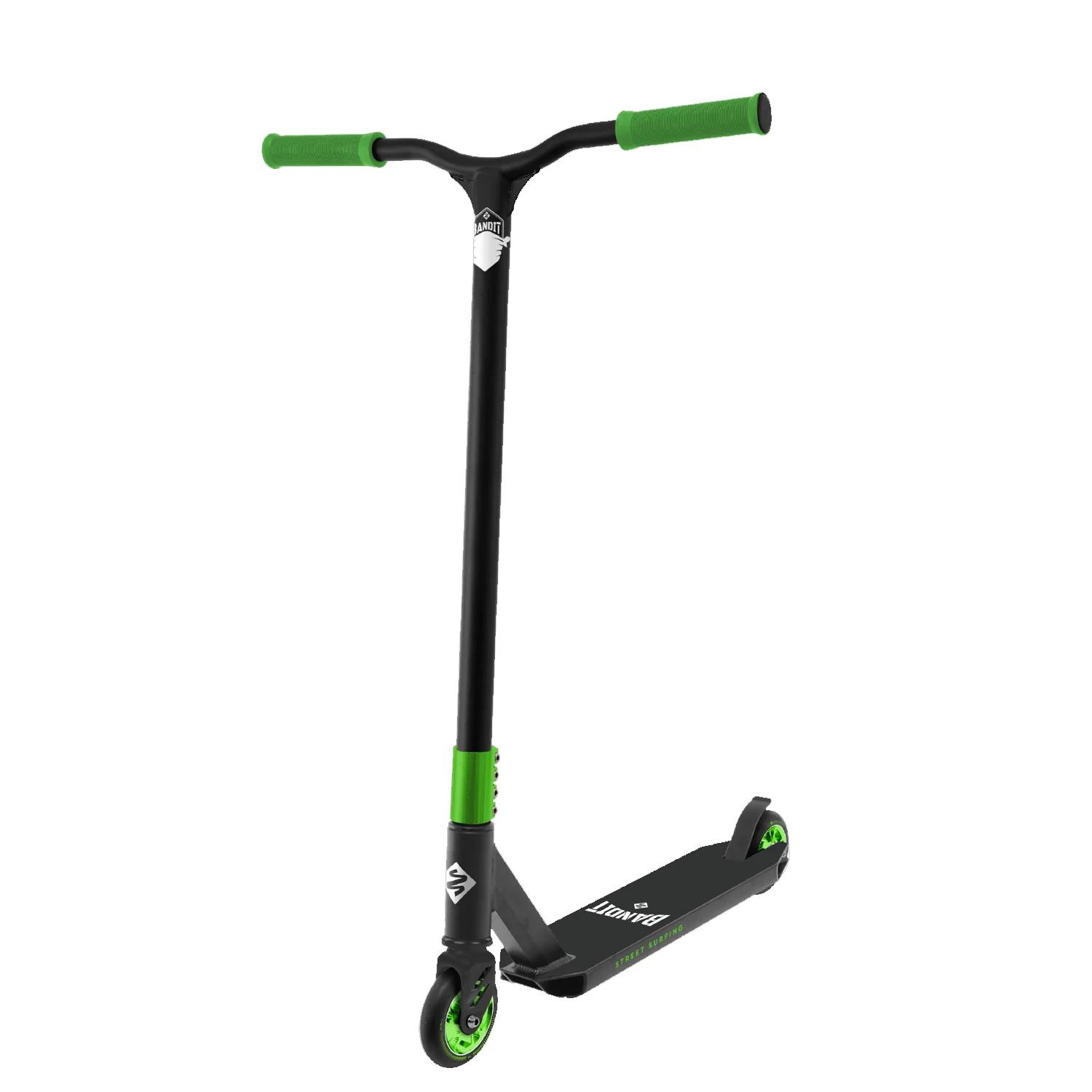 Street Surfing Stunt Kick Scooter Bandit Shooter Green