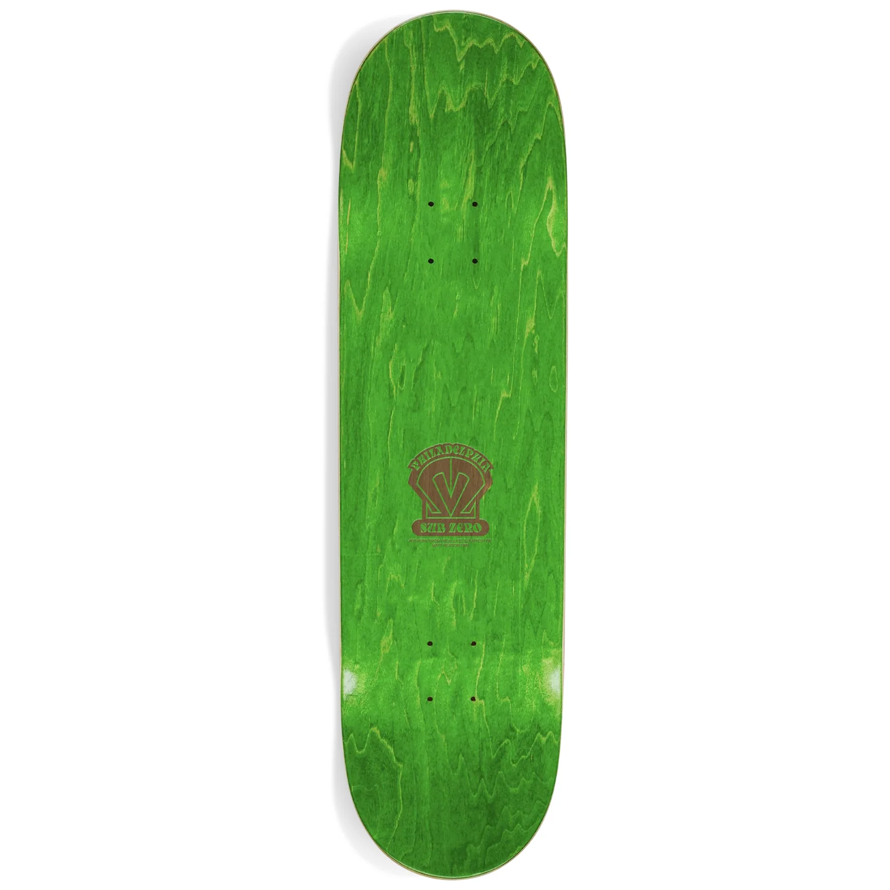 Sub Zero Skateboard Deck Ricky Oyola Tribute 8.5" x 31.95" Brown - Image 2