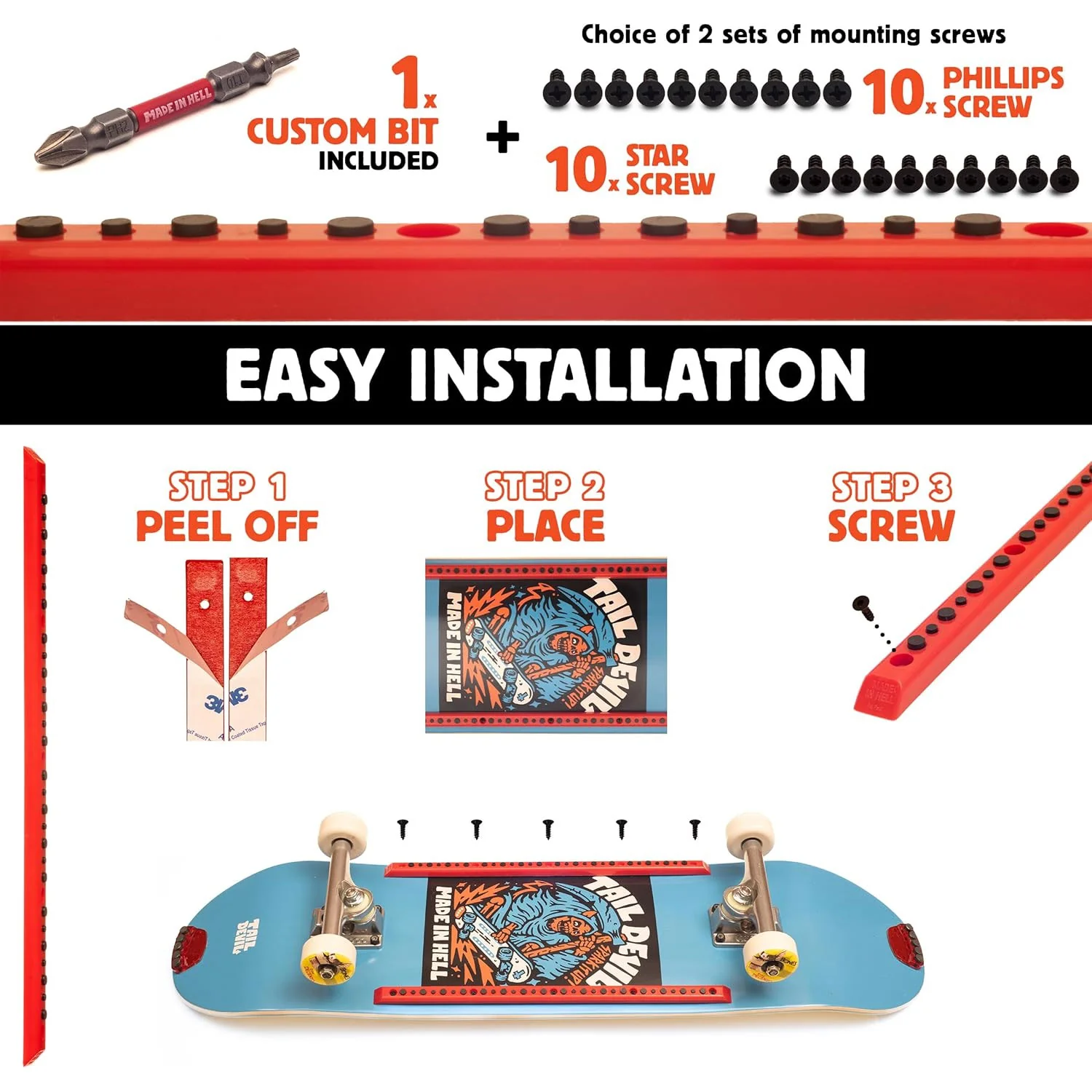 Tail Devils Rail Devils Skateboard Sparking Rails - Image 5