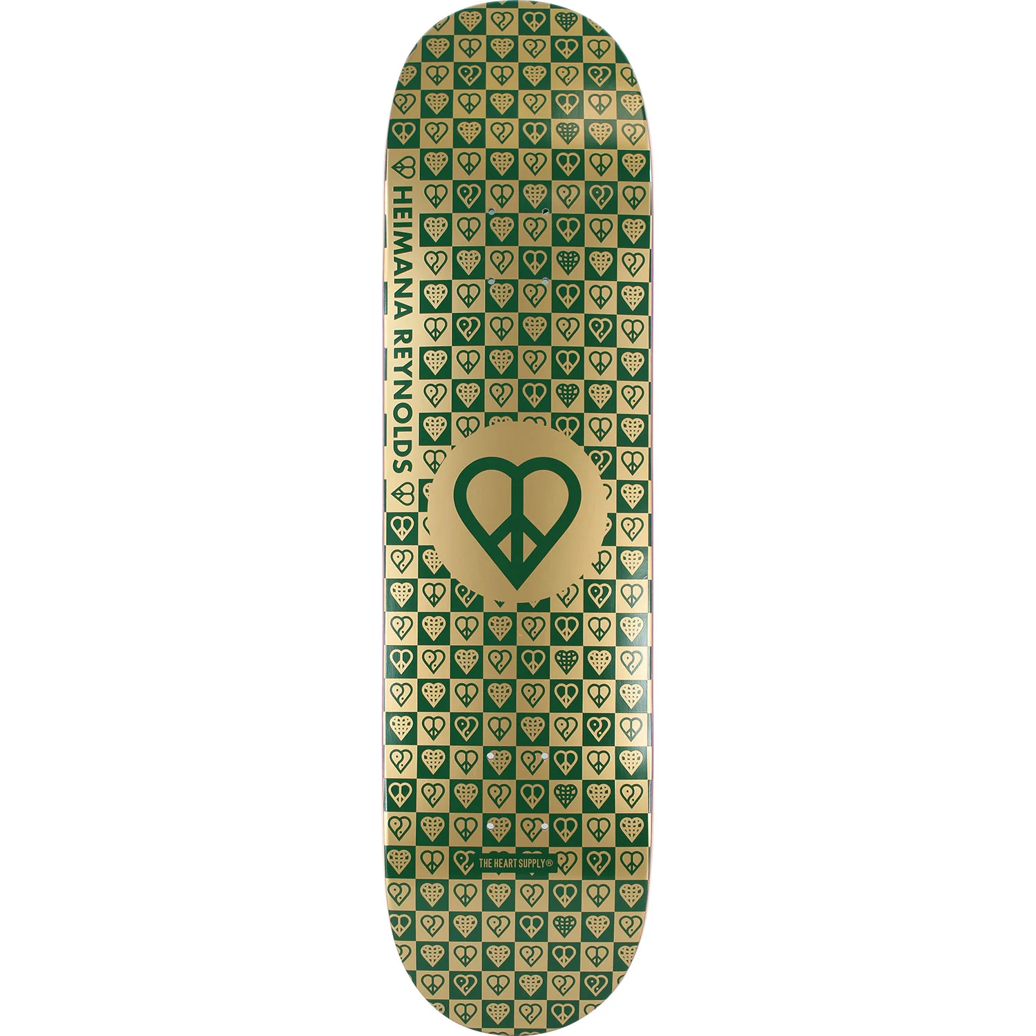 The Heart Supply Skateboard Deck Heimana Reynolds Trinity 8.25" Gold Foil