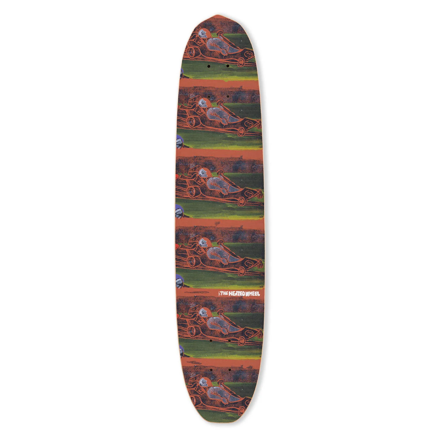 The Heated Wheel Skateboard Complete Cart Jammer Polarizer Retro Cruiser - Image 2