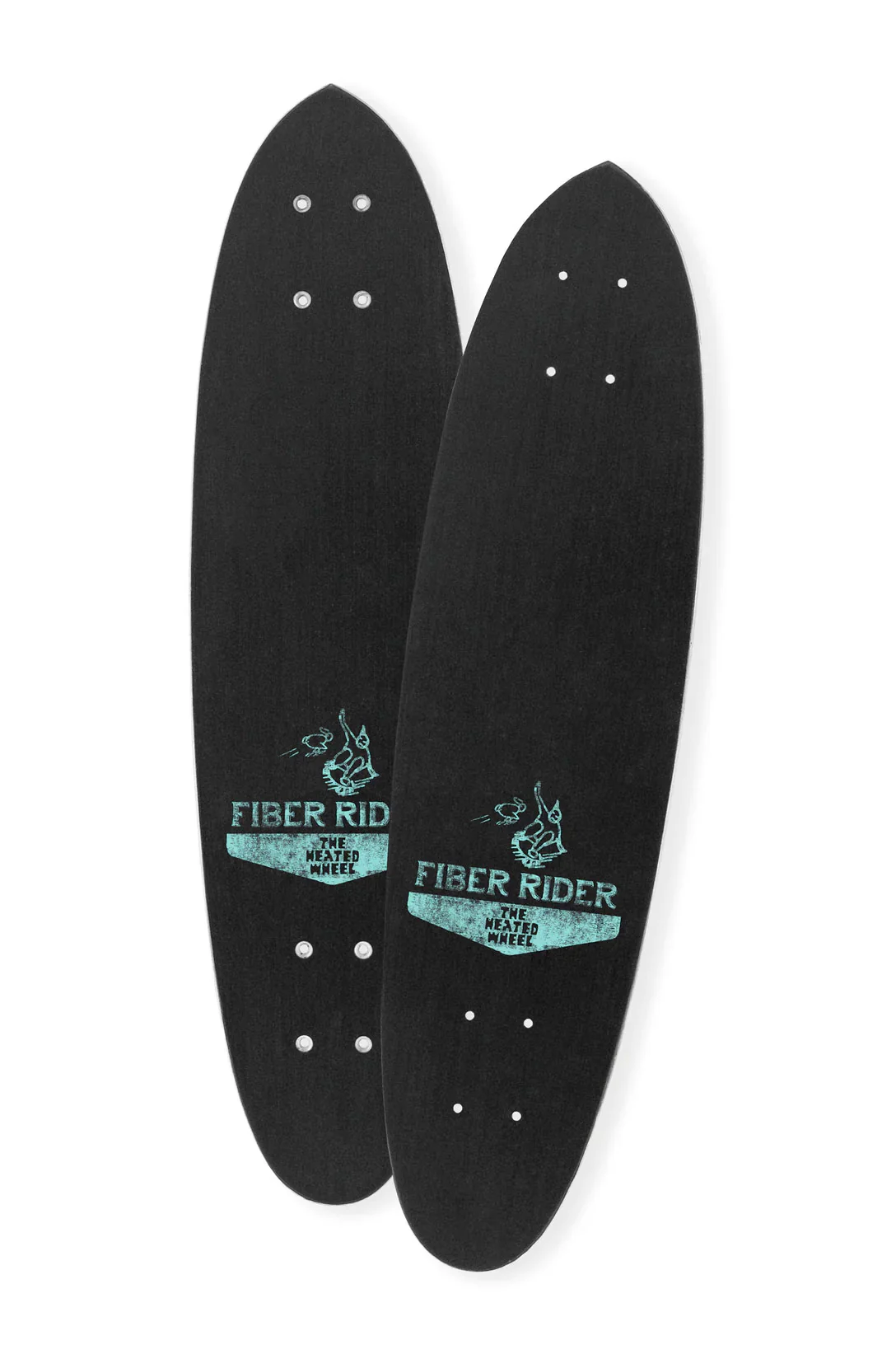 The Heated Wheel Skateboard Complete Fiber Rider Polarizer Retro Cruiser - Image 2