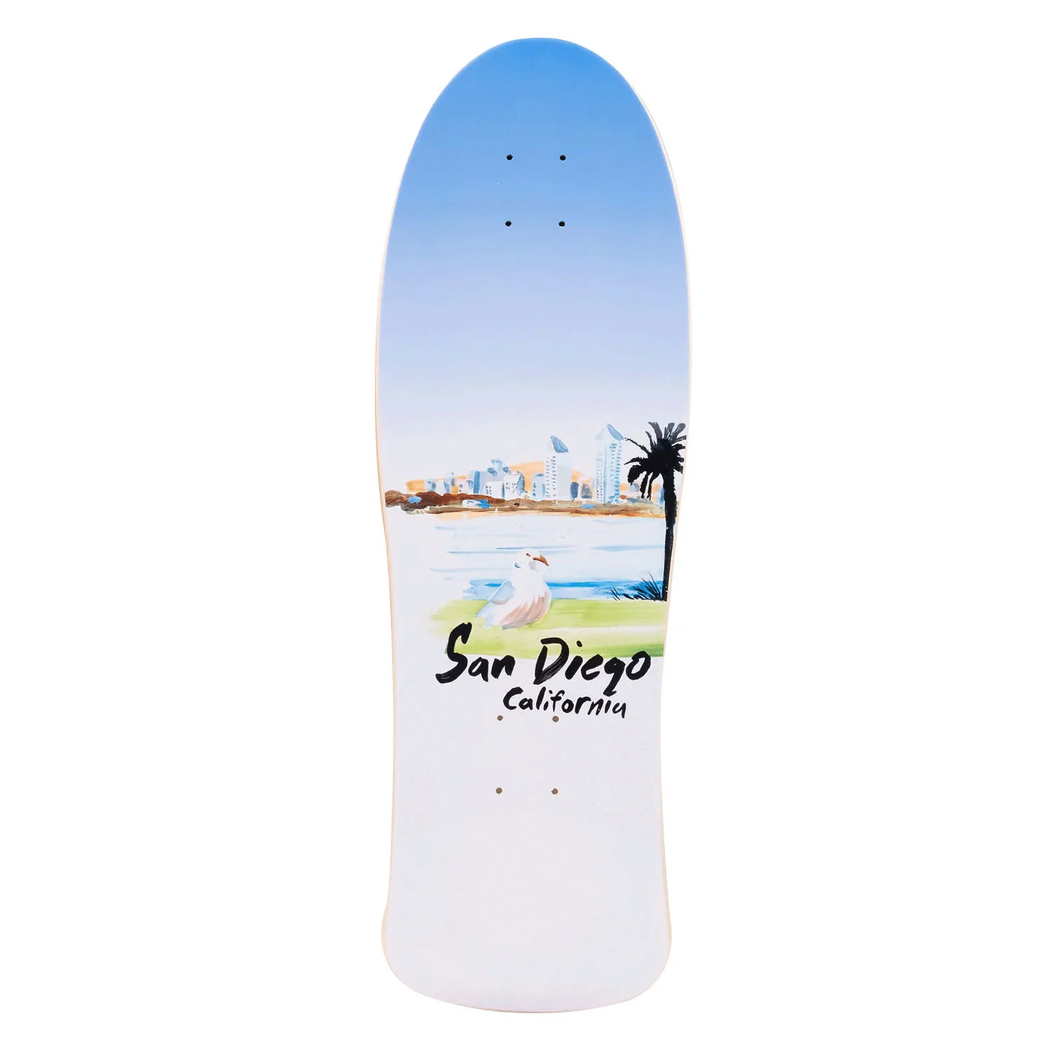 The Heated Wheel Skateboard Deck California Cruiser 9.5" x 29.625"