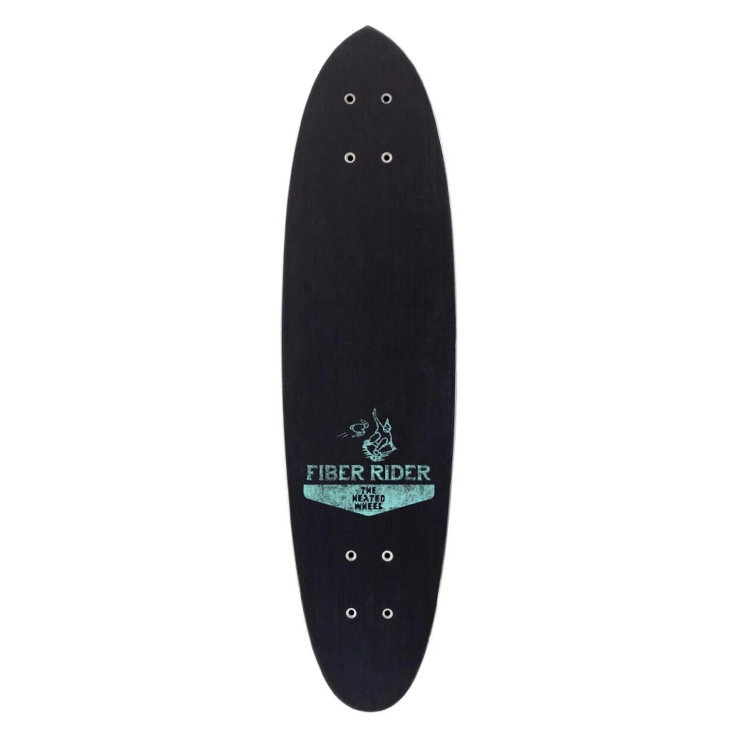 The Heated Wheel Skateboard Deck Fiber Rider Polarizer Retro Cruiser