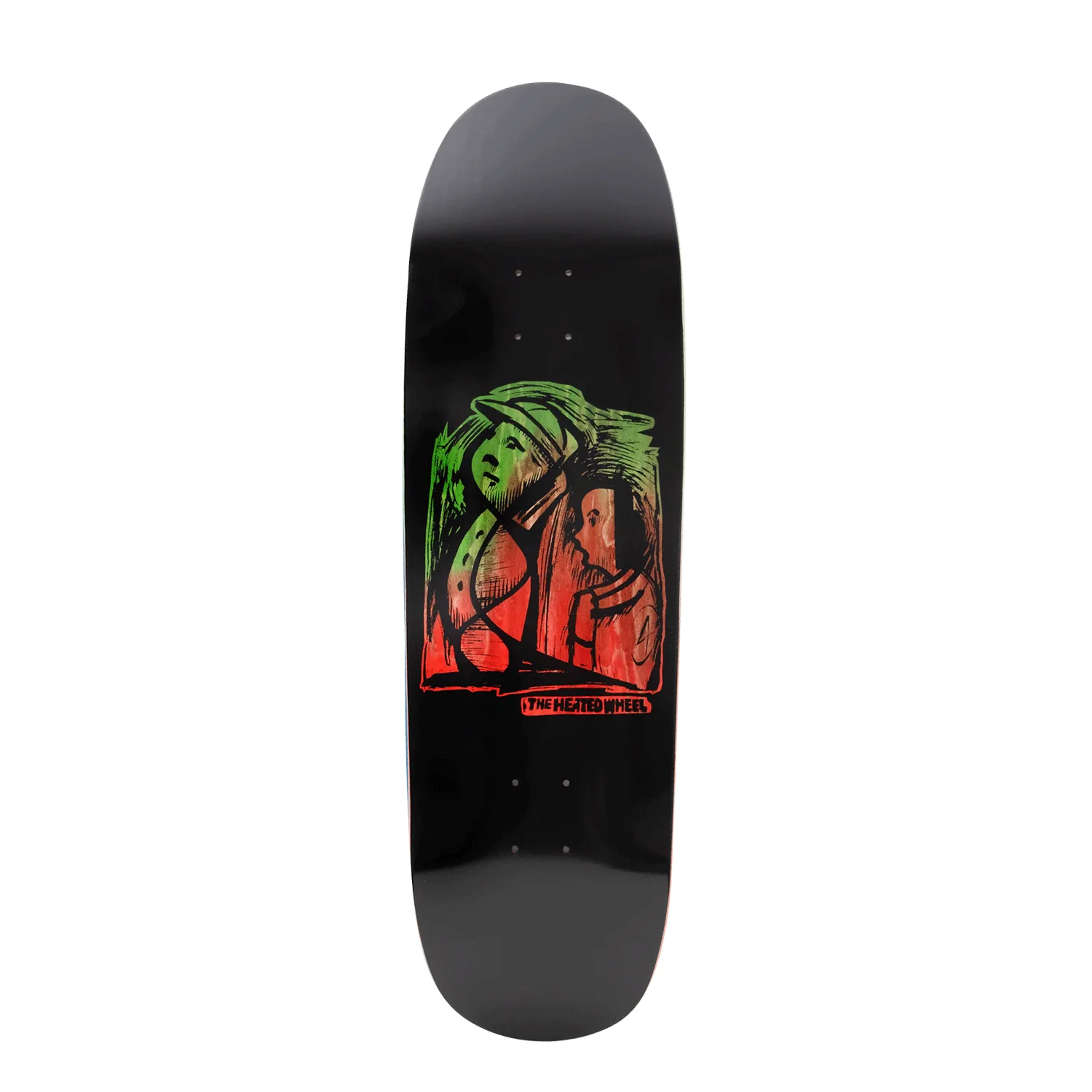 The Heated Wheel Skateboard Deck Frontier 9.25" x 32"