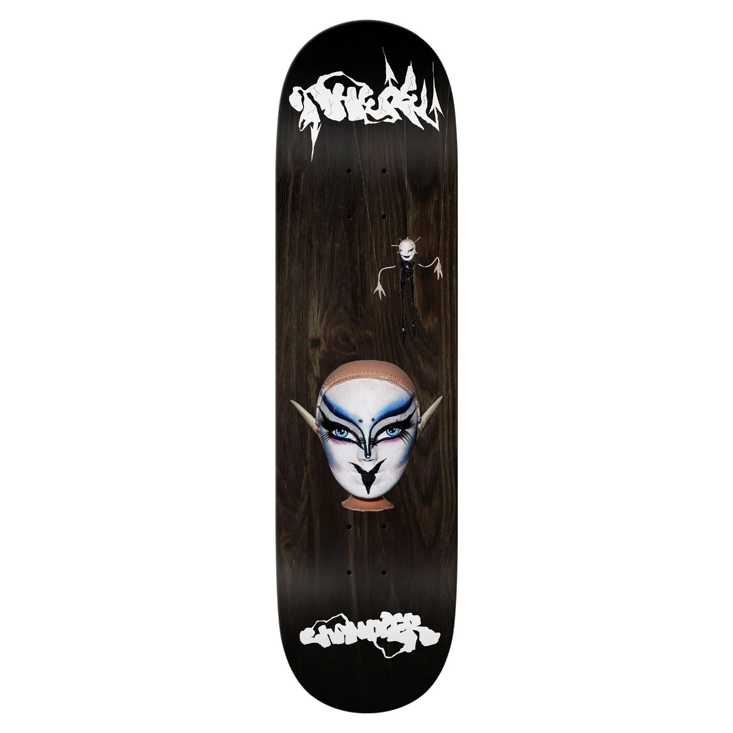 There Skateboard Deck Chandler Burton Marionette 8.5" x 32.6"