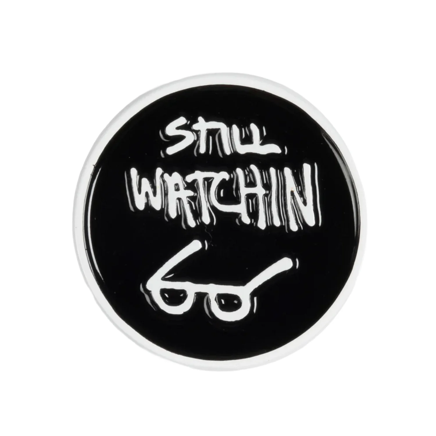 Thrasher Lapel Pin Still Watchin Black