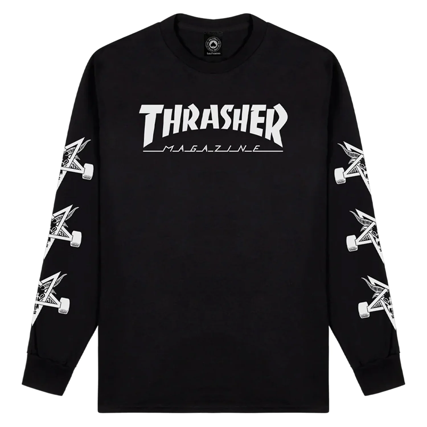 Thrasher Longsleeve Shirt Mag Goat Black