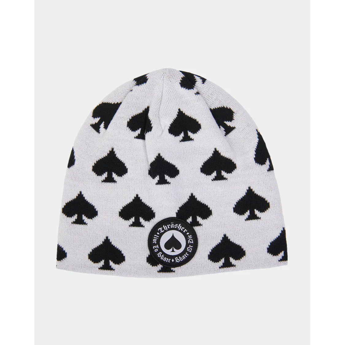 Thrasher Magazine Beanie Oath Skully White