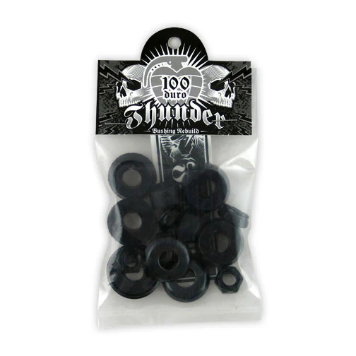 Thunder Bushings 100a Black Rebuild Kit
