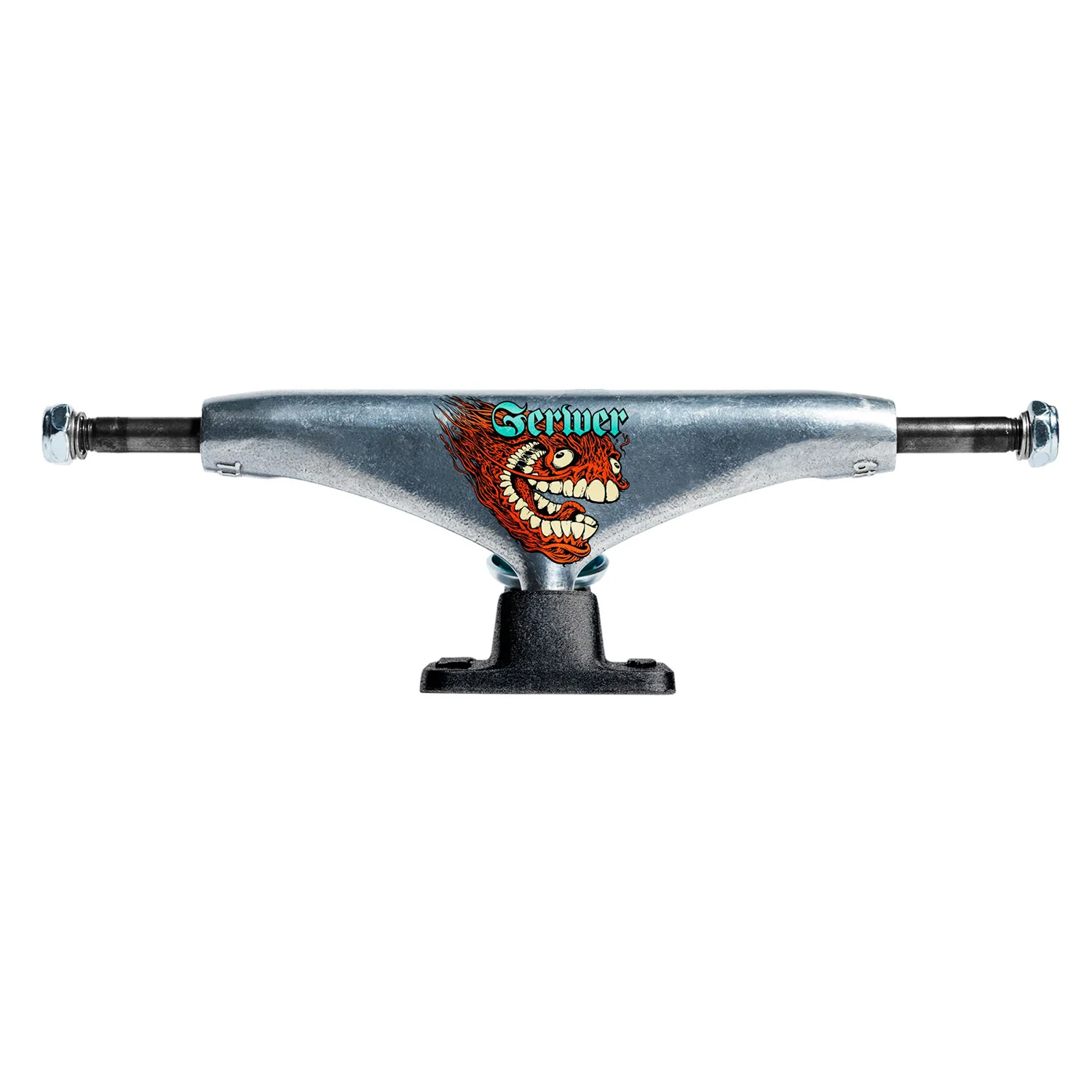 Thunder Skateboard Trucks Gerwer Screaming Grimple Pro T-II Polished/Black 148 (8.25") - Image 2