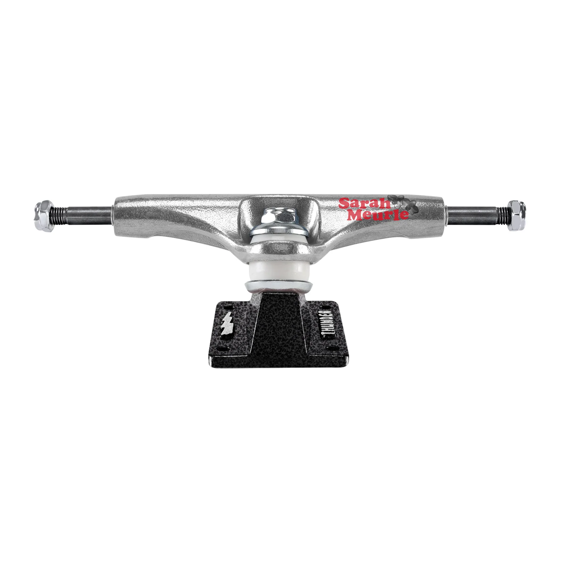 Thunder Skateboard Trucks Sarah Meurle Emulsion Hollow Lights Silver/Black 147 (8.0") - Image 2
