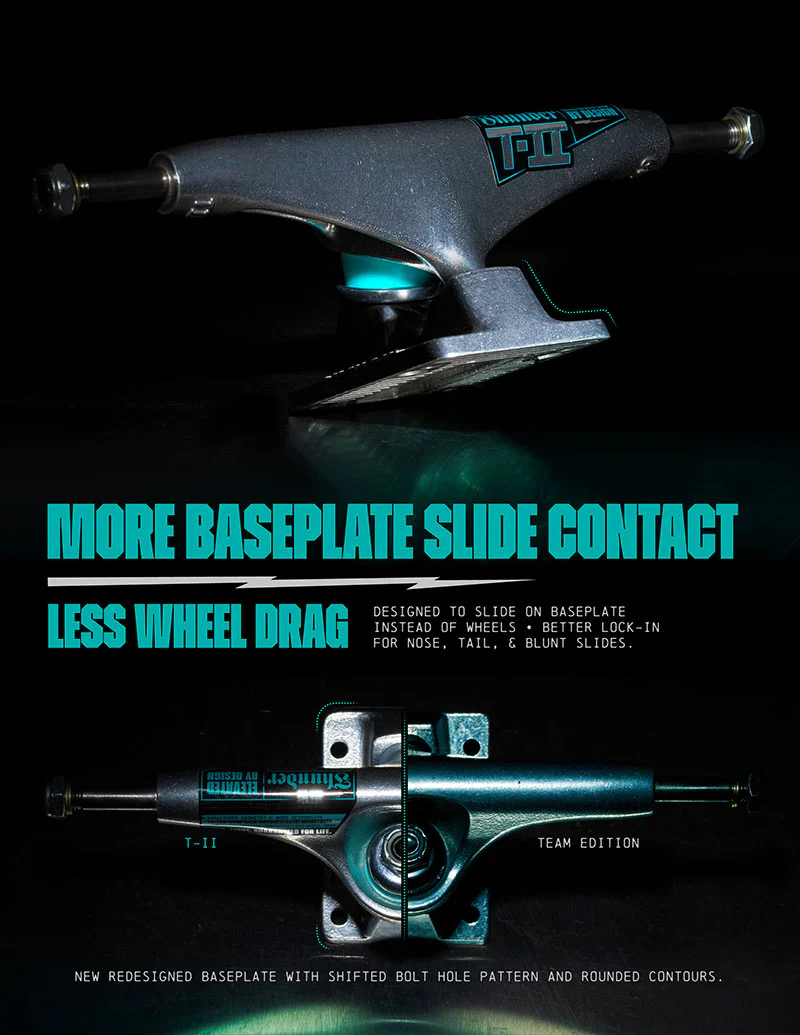 Thunder Skateboard Trucks T-II Polished 148 (8.25") Silver - Image 7