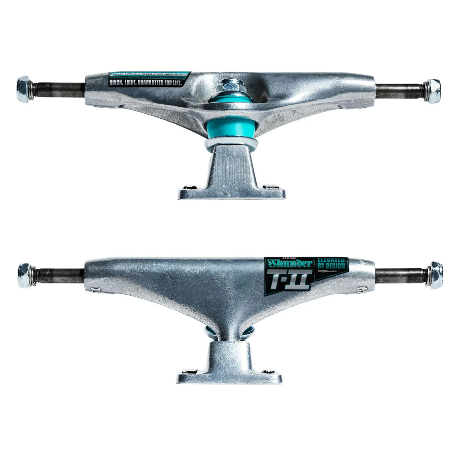 Thunder Skateboard Trucks T-II Polished 149 (8.5") Silver - Image 2