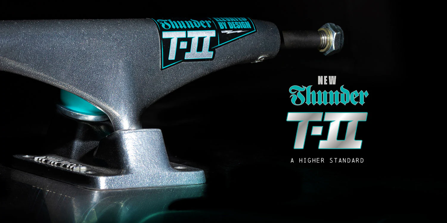 Thunder Skateboard Trucks T-II Polished 149 (8.5") Silver - Image 8