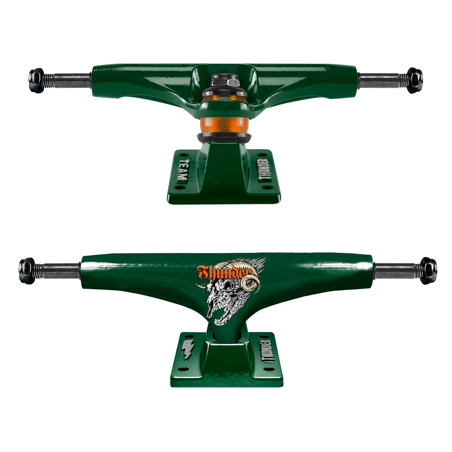 Thunder Skateboard Trucks Team Hollow Screaming Shadowhorn 147 (8.0") Green