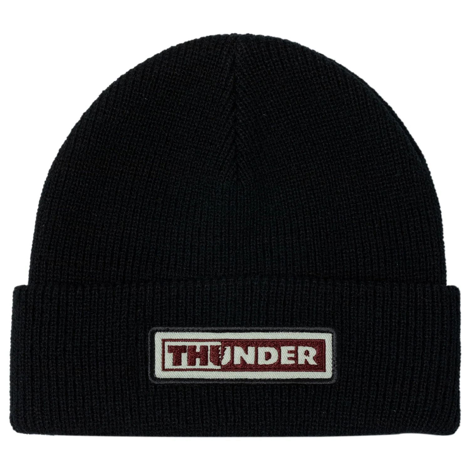 Thunder Trucks Beanie Bolts Patch Black/Maroon