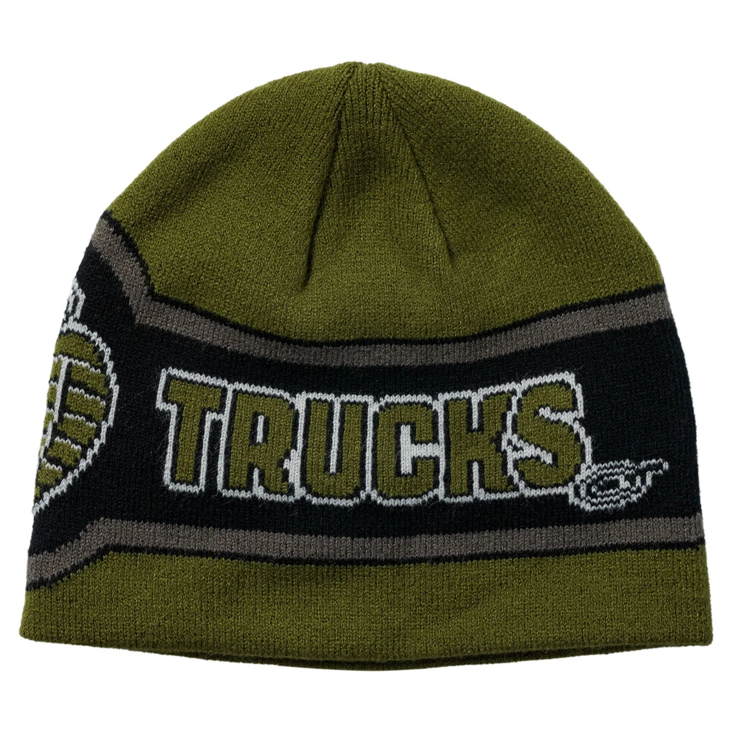 Thunder Trucks Beanie OG Grenade Skully Olive - Image 2