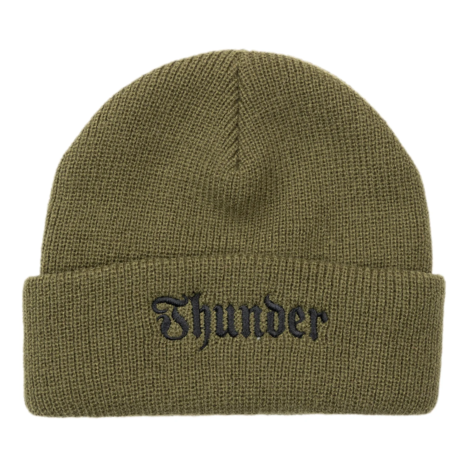 Thunder Trucks Beanie Script Cuff Army Black