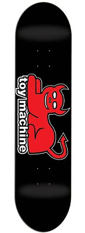 Toy Machine Complete Devil Cat Black 7.625" Independent Trucks, Soft Wheels - Image 2