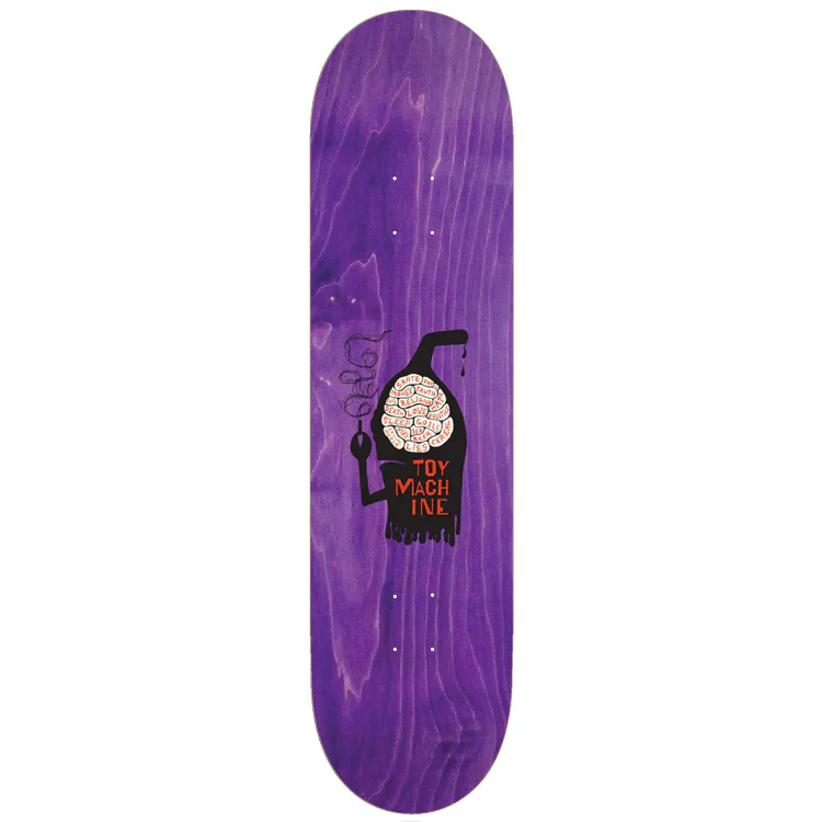 Toy Machine Skateboard Complete Axel Silowet Yellow 8.25" x 31.63" - Image 2