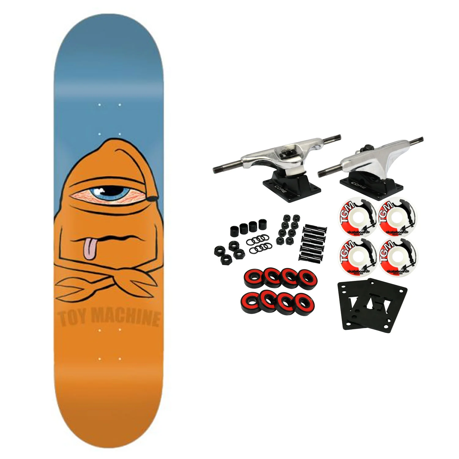 Toy Machine Skateboard Complete Bored Sect 8.0" x 31.36