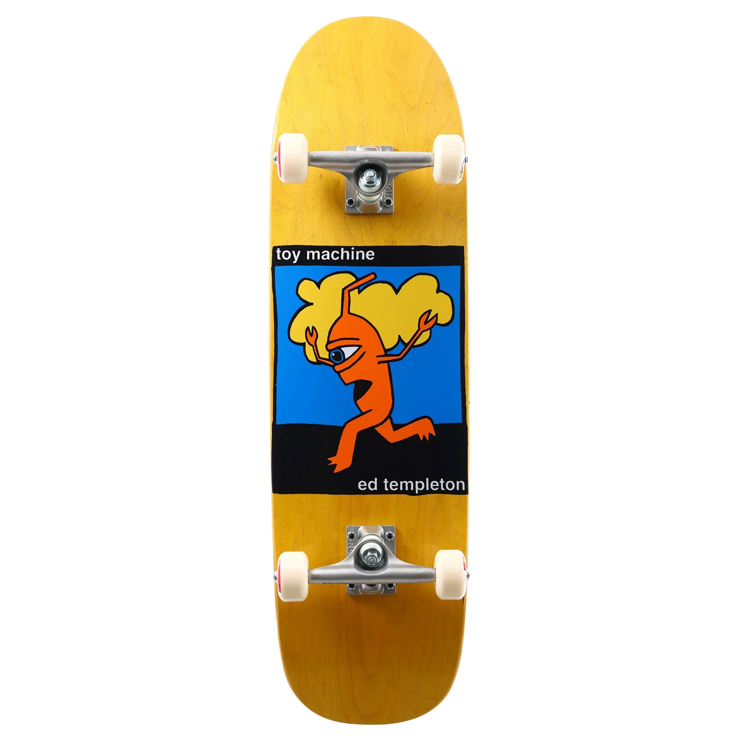 Toy Machine Skateboard Complete Early Sect Yellow 9.0" x 31.875"