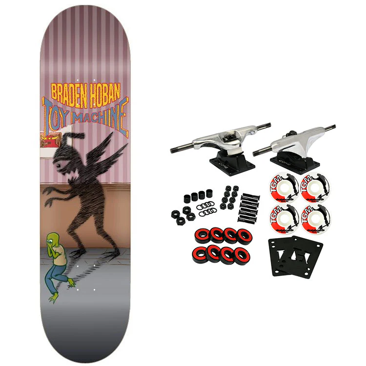 Toy Machine Skateboard Complete Hoban Shadow 8.0" x 31.63"