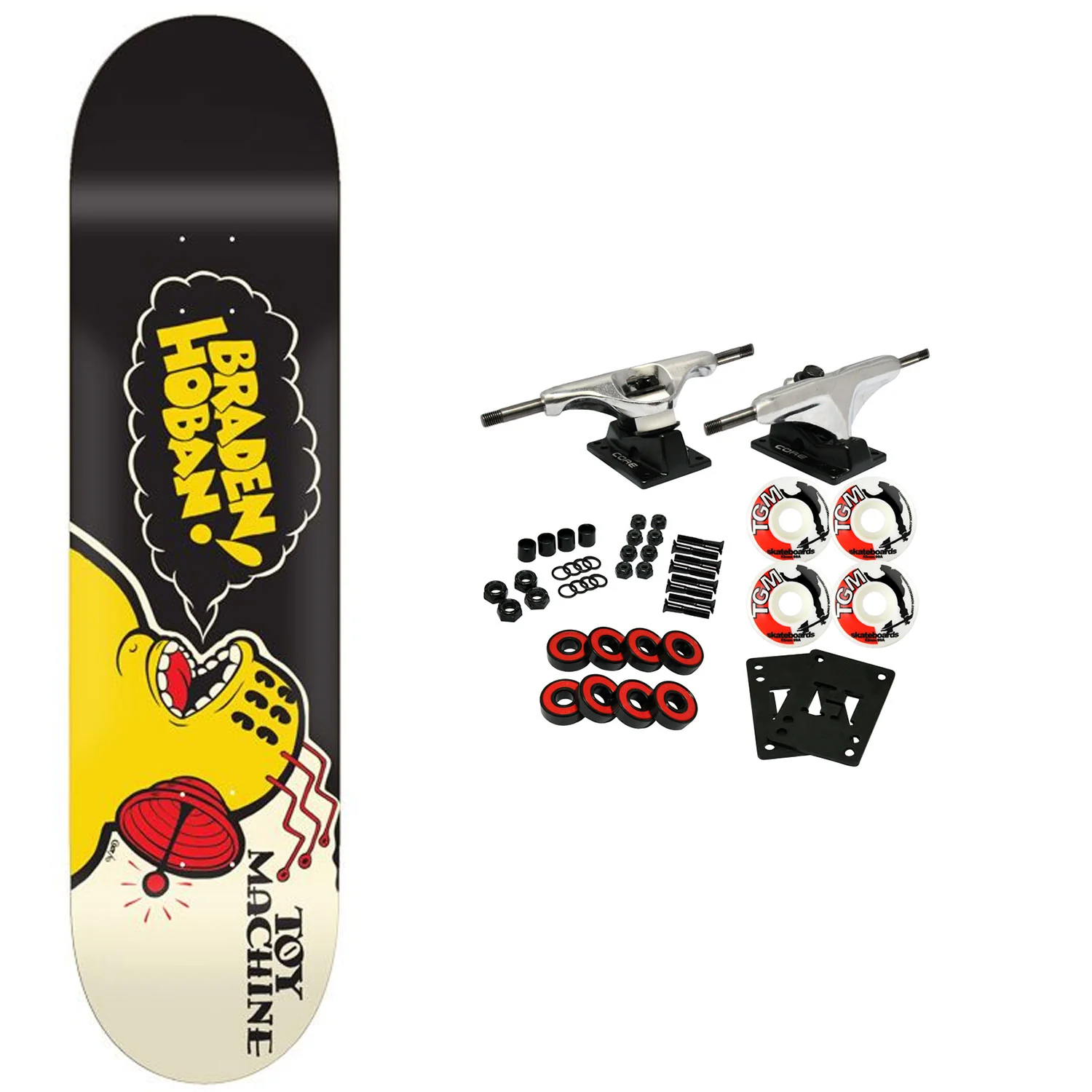 Toy Machine Skateboard Complete Hoban Toons 8.25" x 31.75"