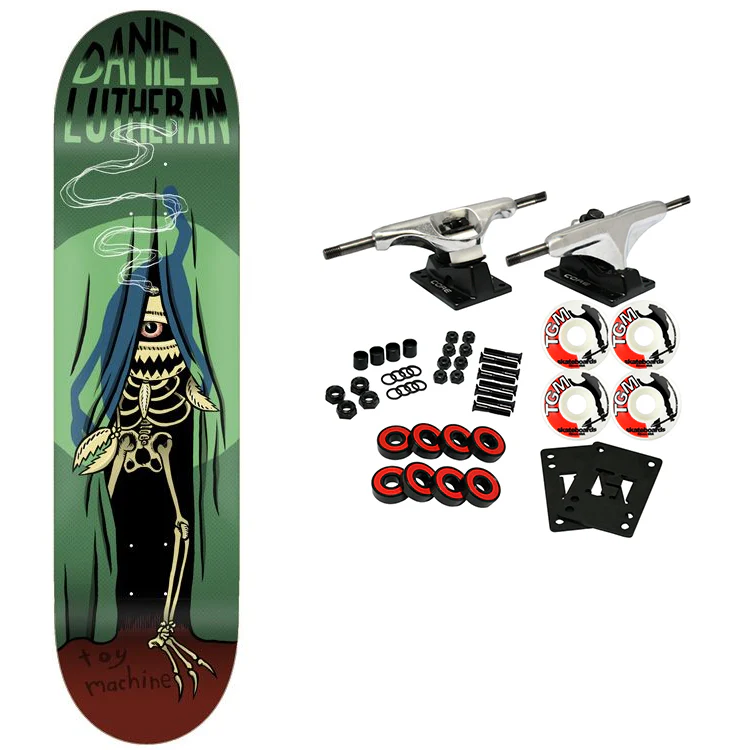 Toy Machine Skateboard Complete Lutheran Curtain 7.88" x 31.5"
