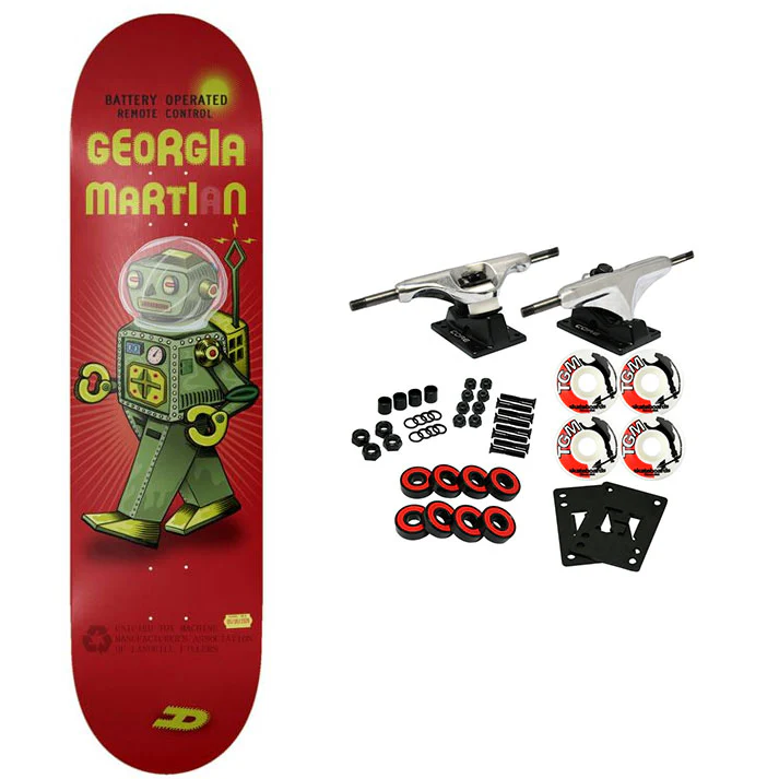 Toy Machine Skateboard Complete Martin Robot 8.25" x 32"