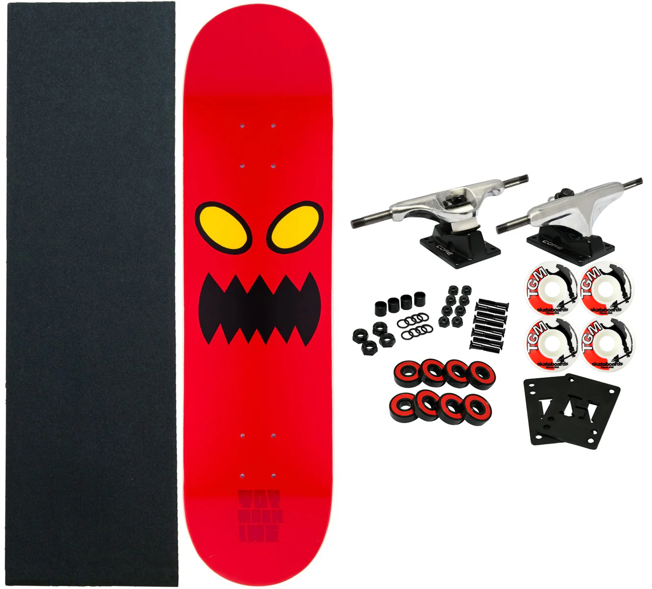 TOY MACHINE Skateboard Complete MONSTER FACE 8.0"