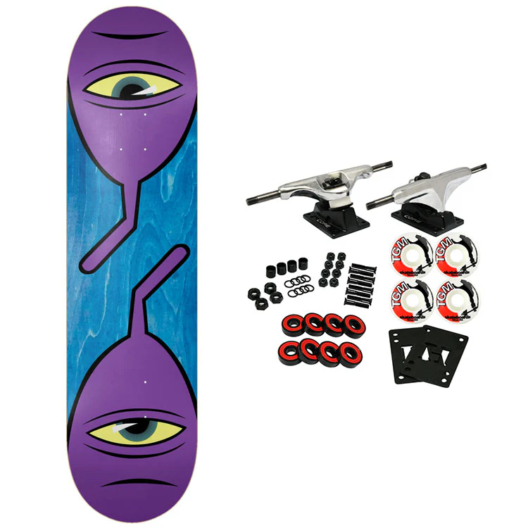 Toy Machine Skateboard Complete Sect Symmetrical Assorted Colors 8.5" x 32"